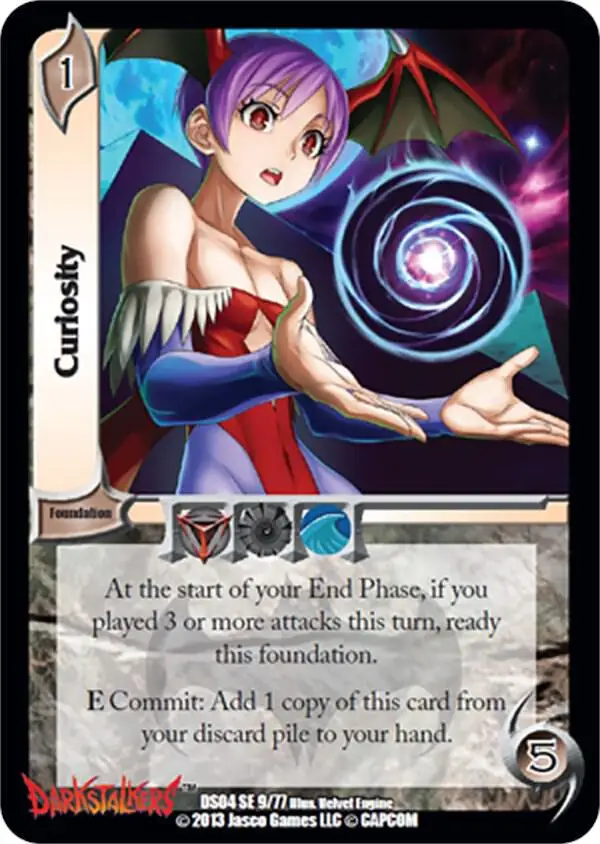 Curiosity card front