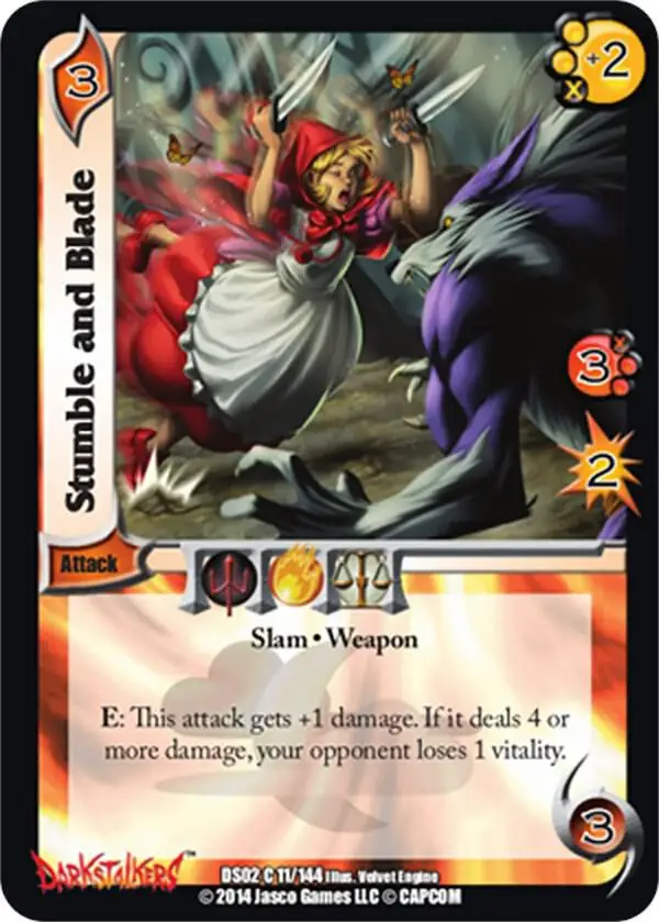 Stumble and Blade card front