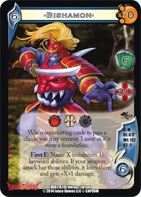 Bishamon card front