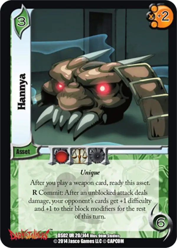Hannya card front