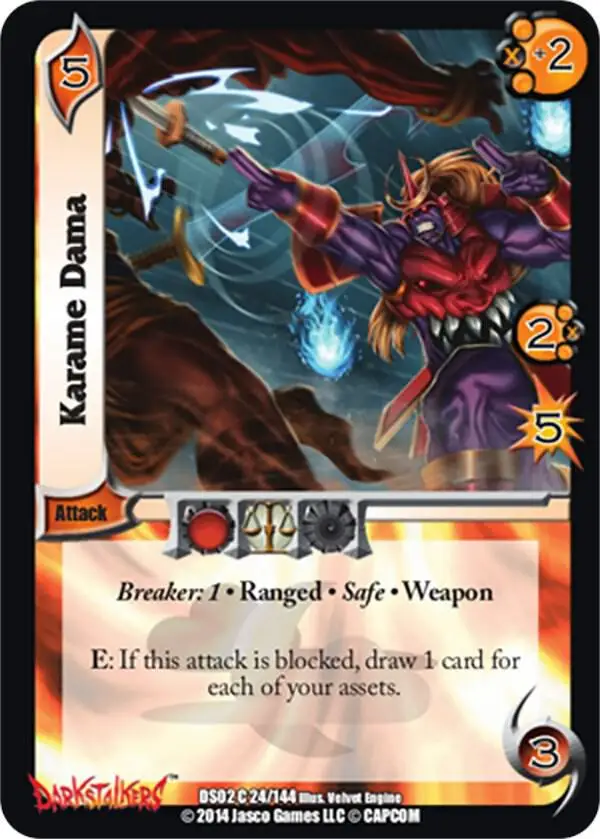 Karame Dama card front