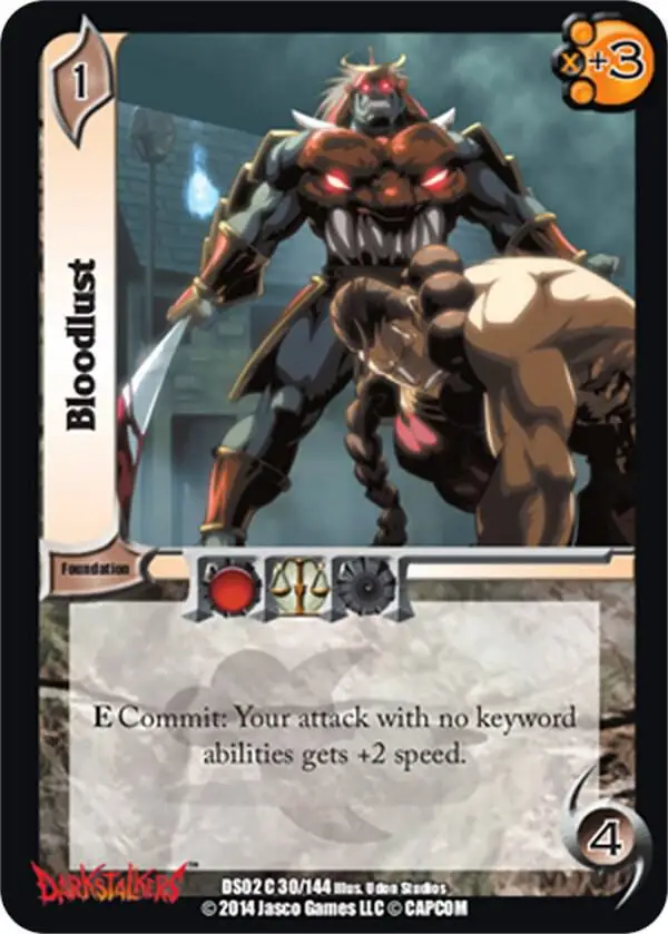 Bloodlust card front