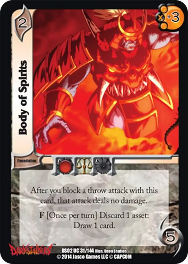 Body of Spirits card front