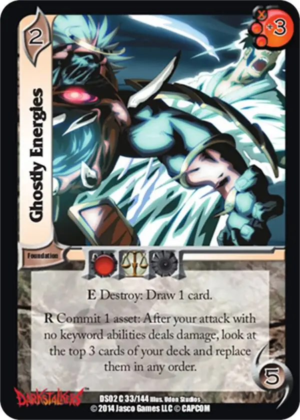 Ghostly Energies card front