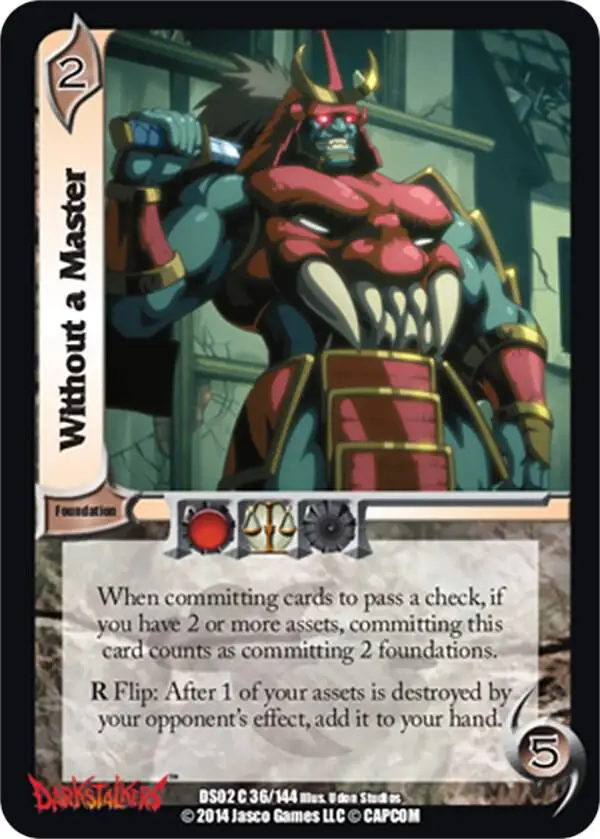 Without a Master card front