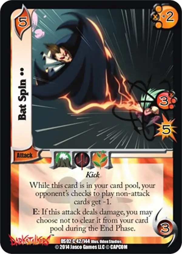 Bat Spin card front