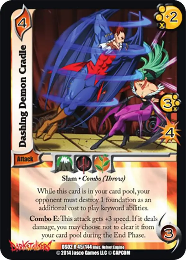 Dashing Demon Cradle card front