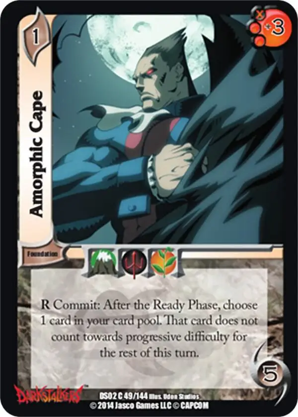 Amorphic Cape card front