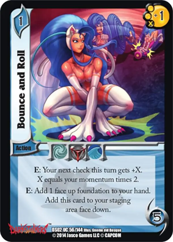 Bounce and Roll card front