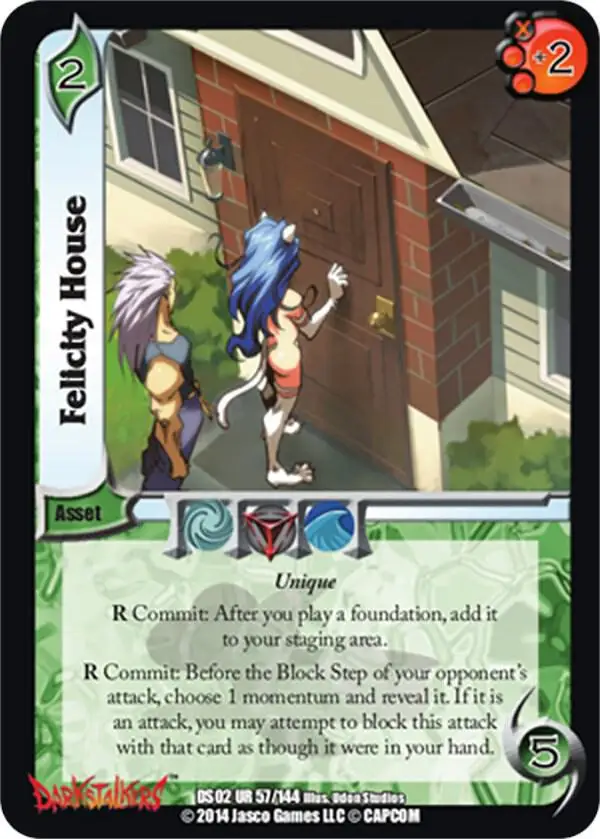 Felicity House card front