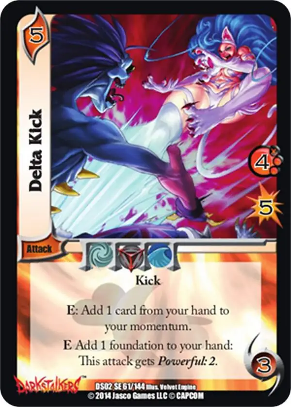Delta Kick card front