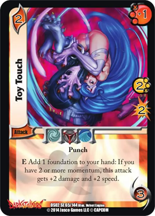 Toy Touch card front