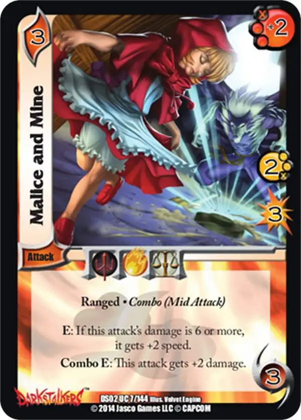 Malice and Mine card front
