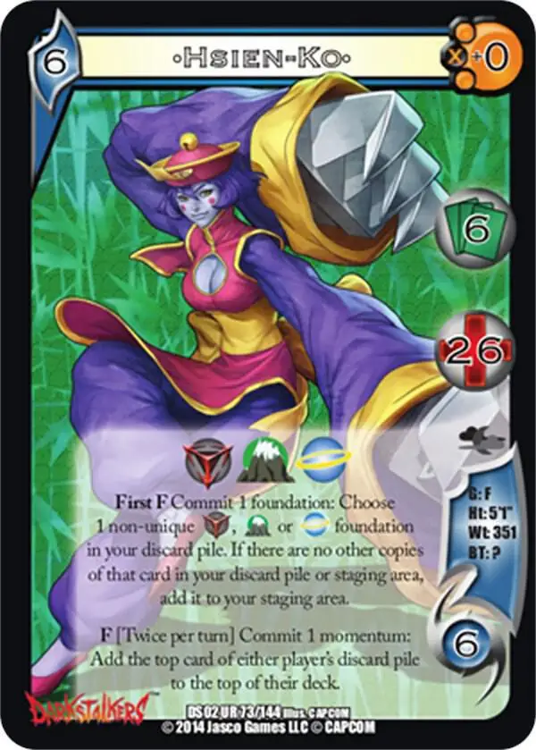 Hsien-Ko card front