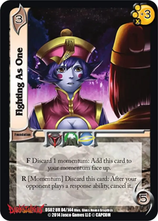 Fighting As One card front