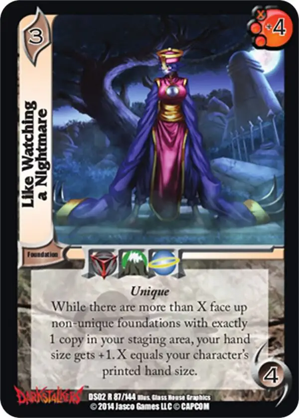 Like Watching a Nightmare card front