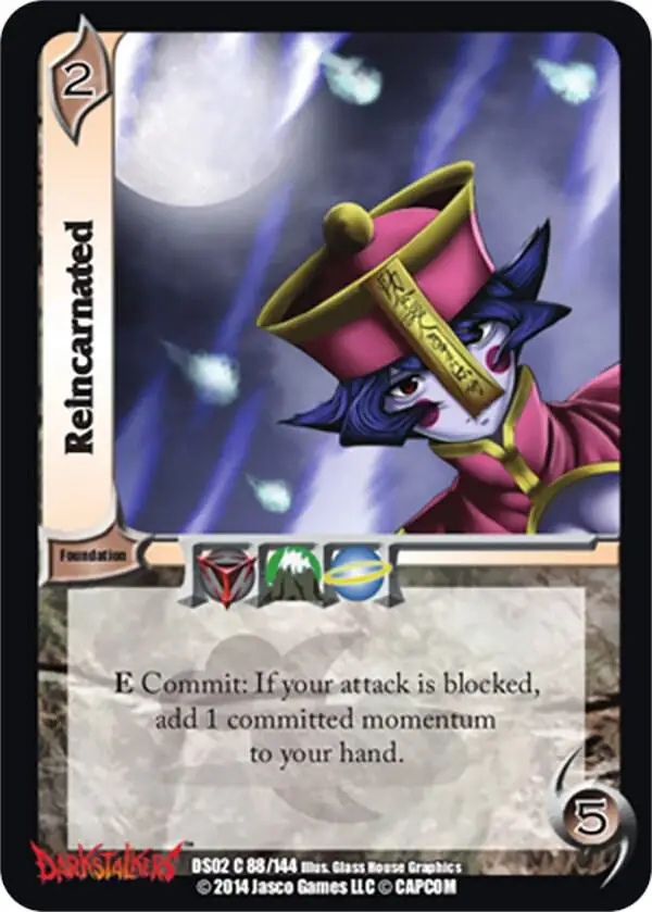 Reincarnated card front