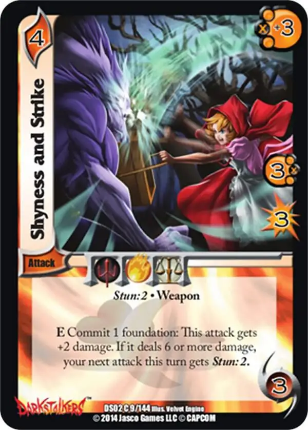 Shyness and Strike card front