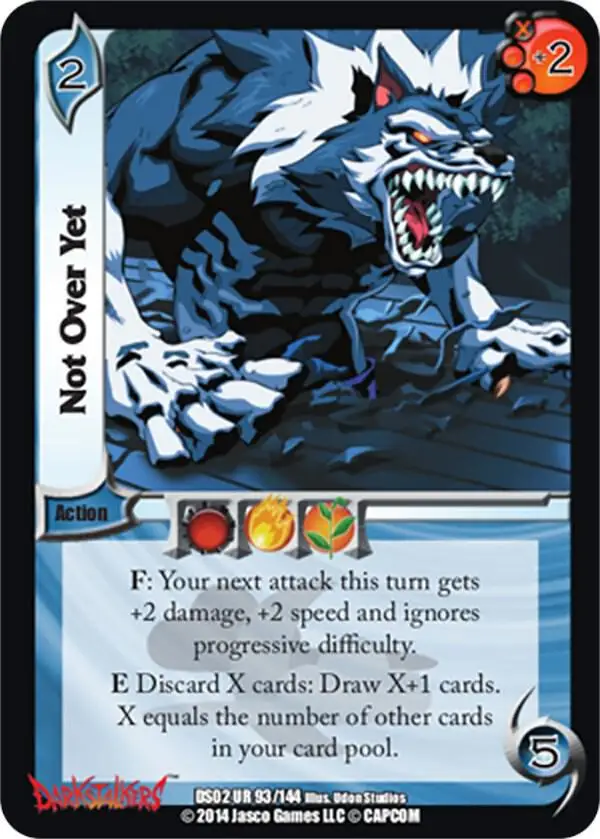 Not Over Yet card front