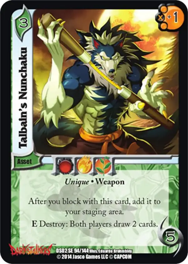 Talbain's Nunchaku card front