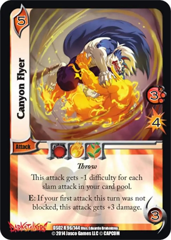 Canyon Flyer card front