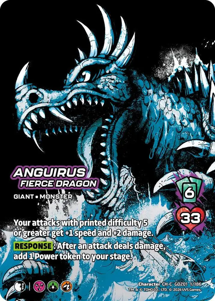 Anguirus, Fierce Dragon card front