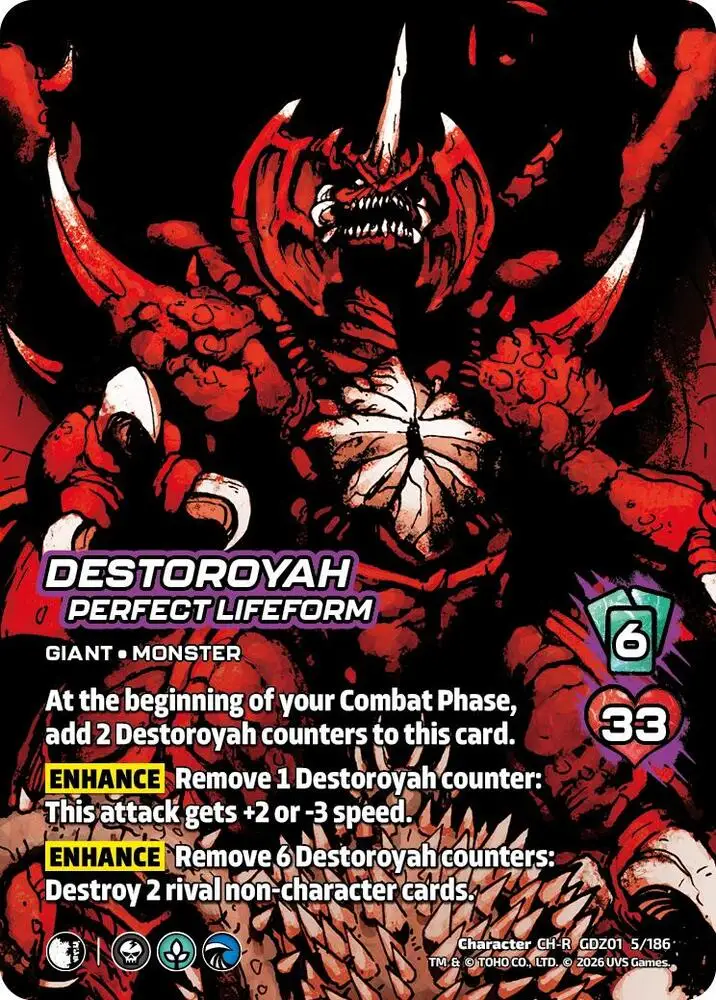 Destoroyah, Perfect Lifeform card front