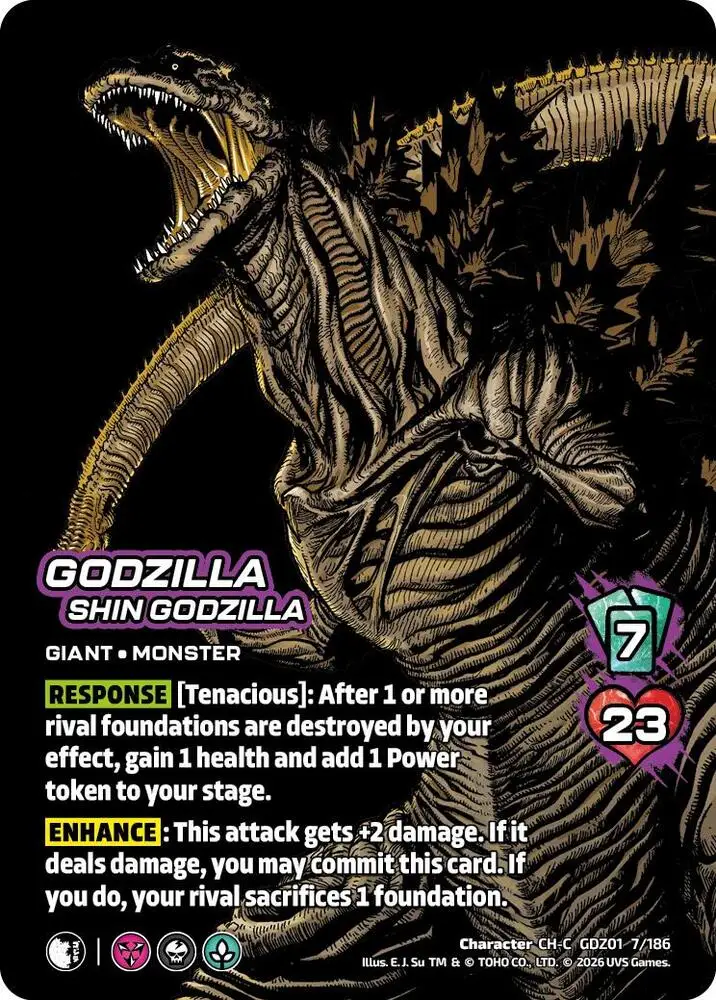 Godzilla, Shin Godzilla card front