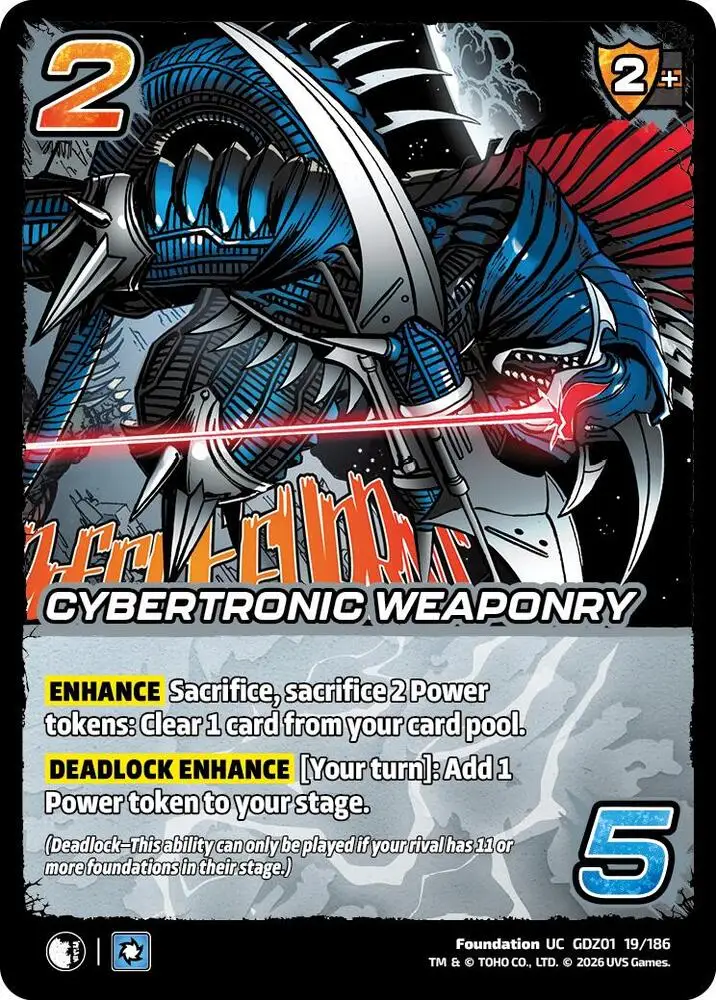 Cybertronic Weaponry card front