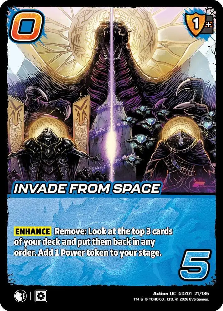 Invade from Space card front