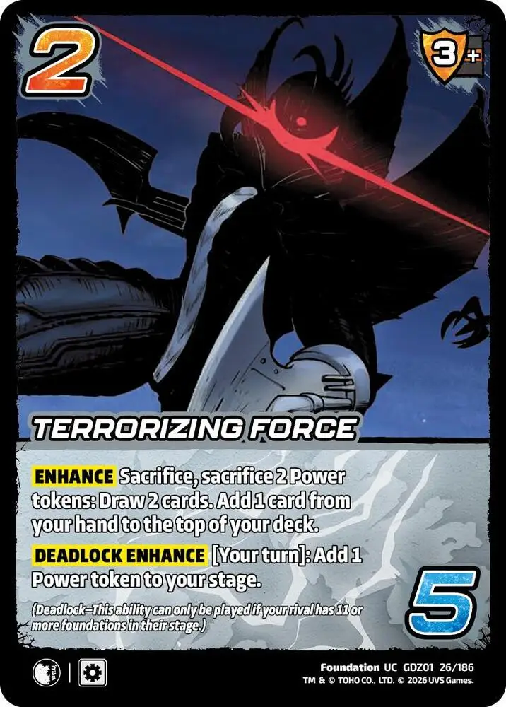 Terrorizing Force card front