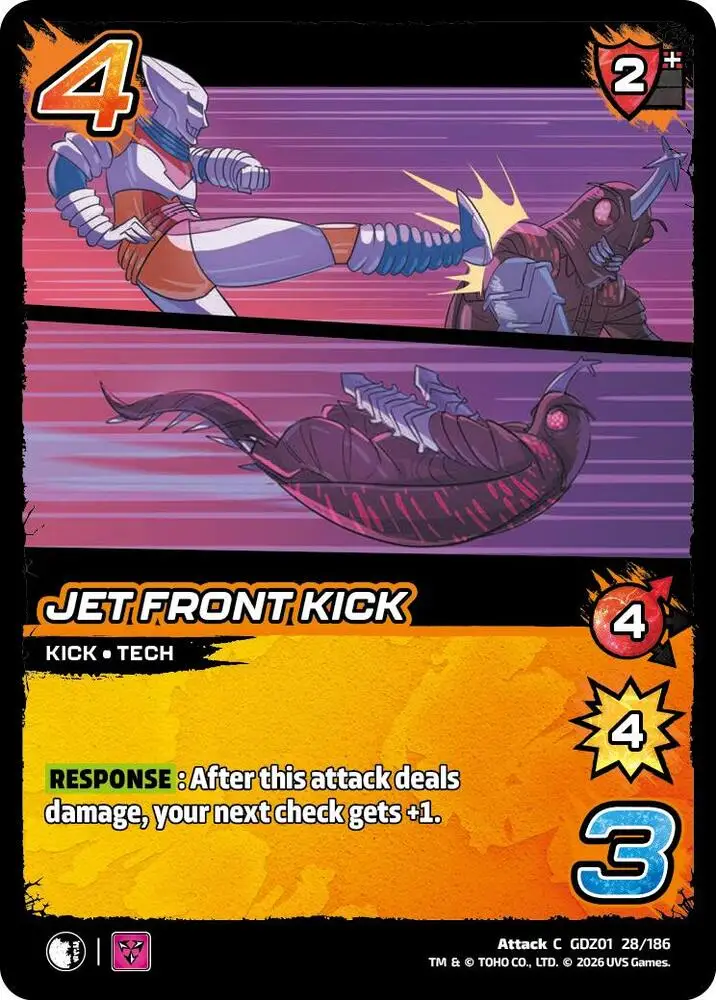 Jet Front Kick card front