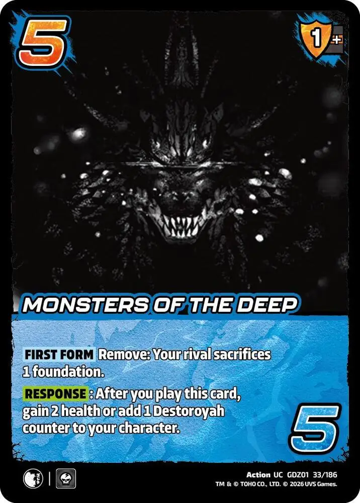 Monsters of the Deep card front