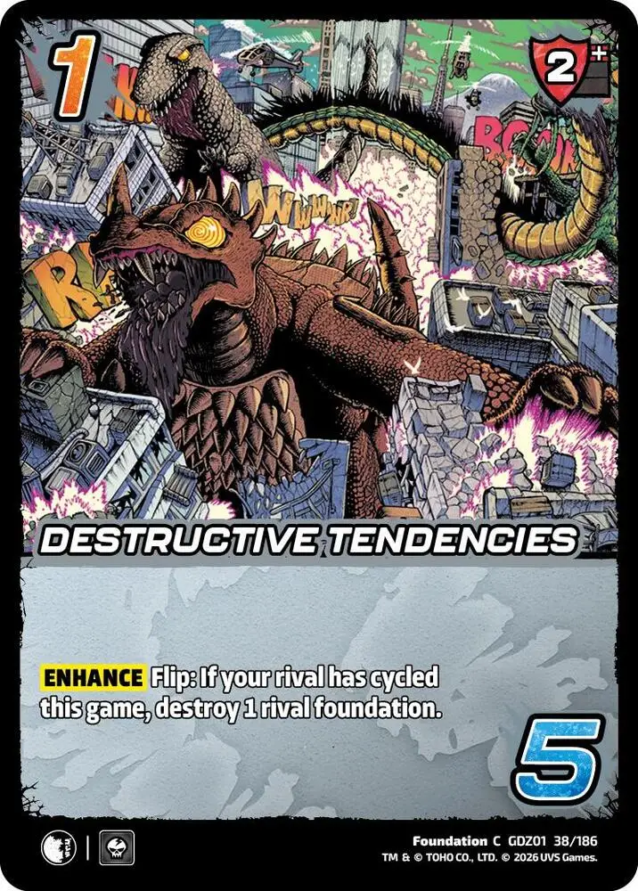 Destructive Tendencies card front