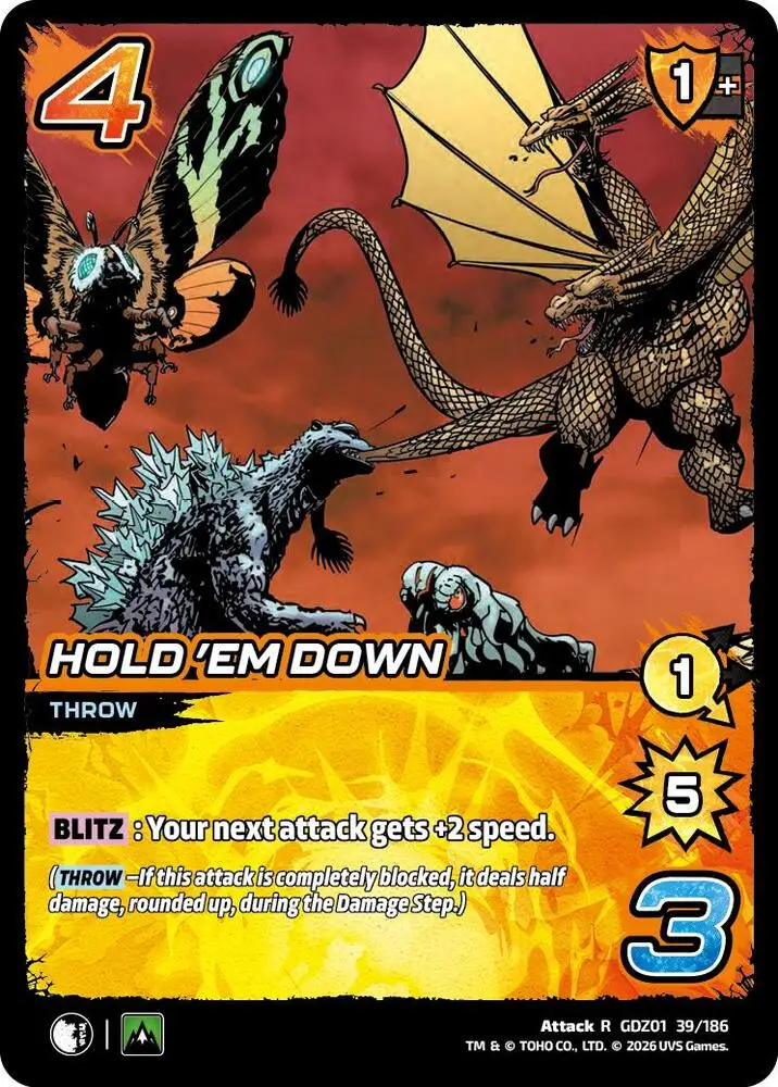 Hold 'Em Down card front