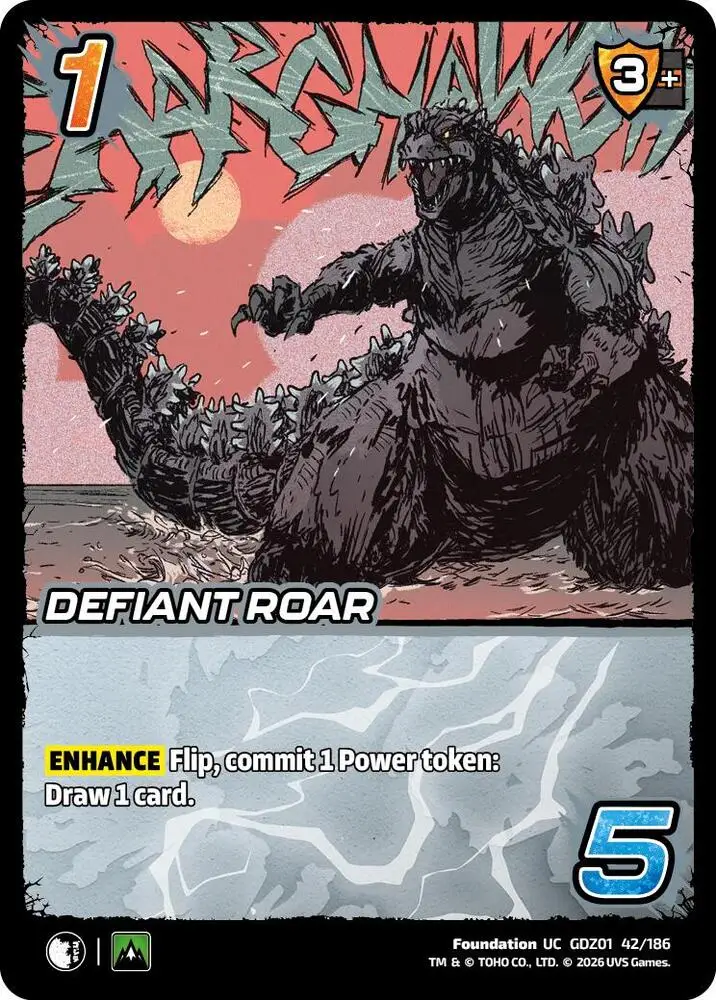 Defiant Roar card front