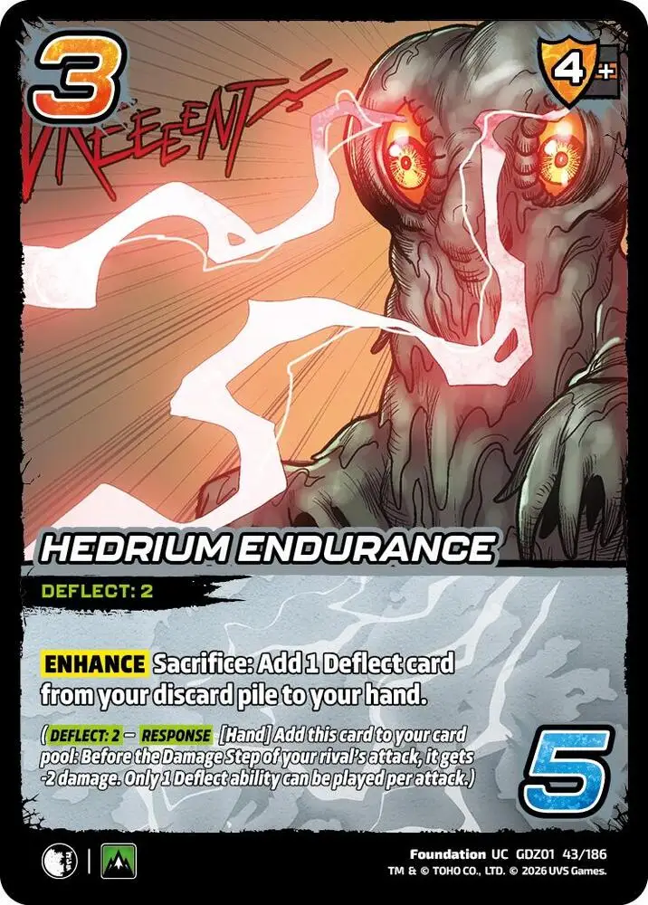 Hedrium Endurance card front