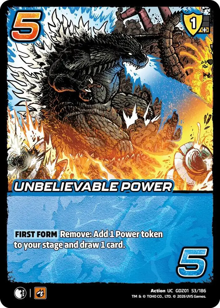 Unbelievable Power card front