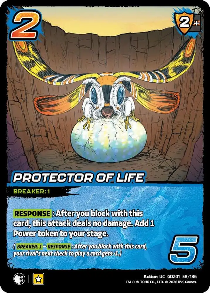 Protector of Life card front