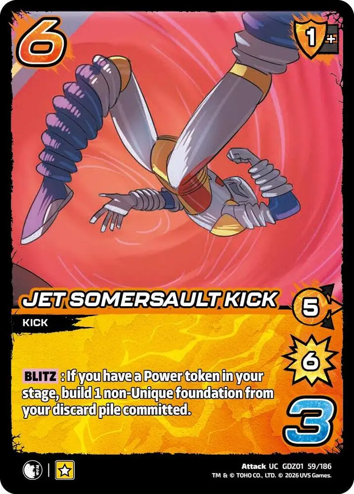Jet Somersault Kick card front