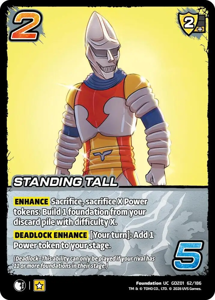 Standing Tall card front