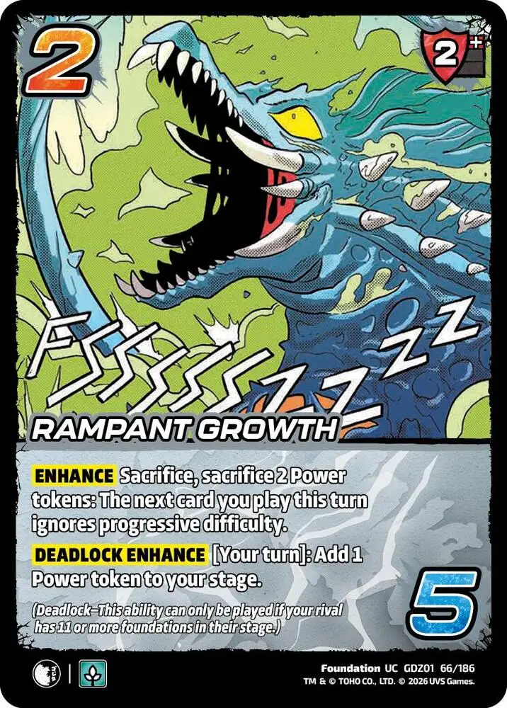 Rampant Growth card front