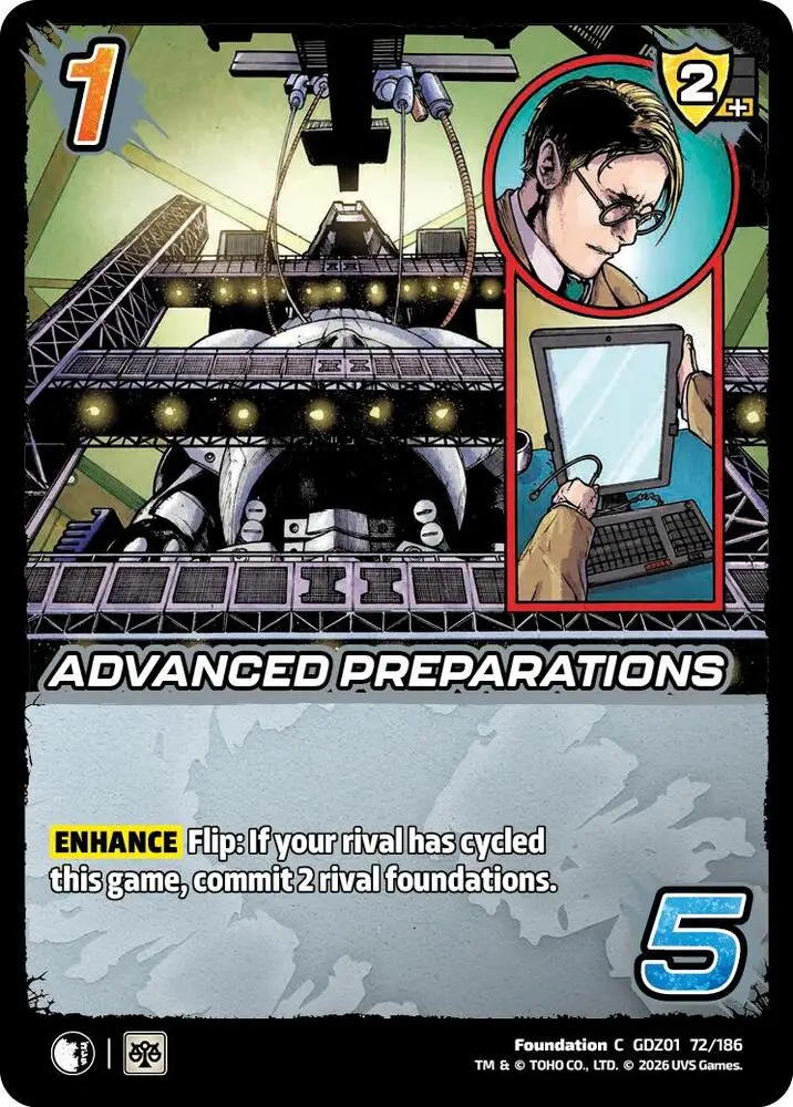 Advanced Preparations card front
