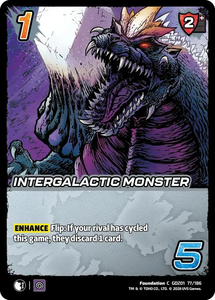 Intergalactic Monster card front
