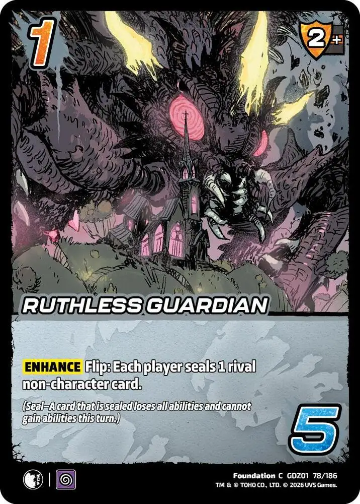 Ruthless Guardian card front