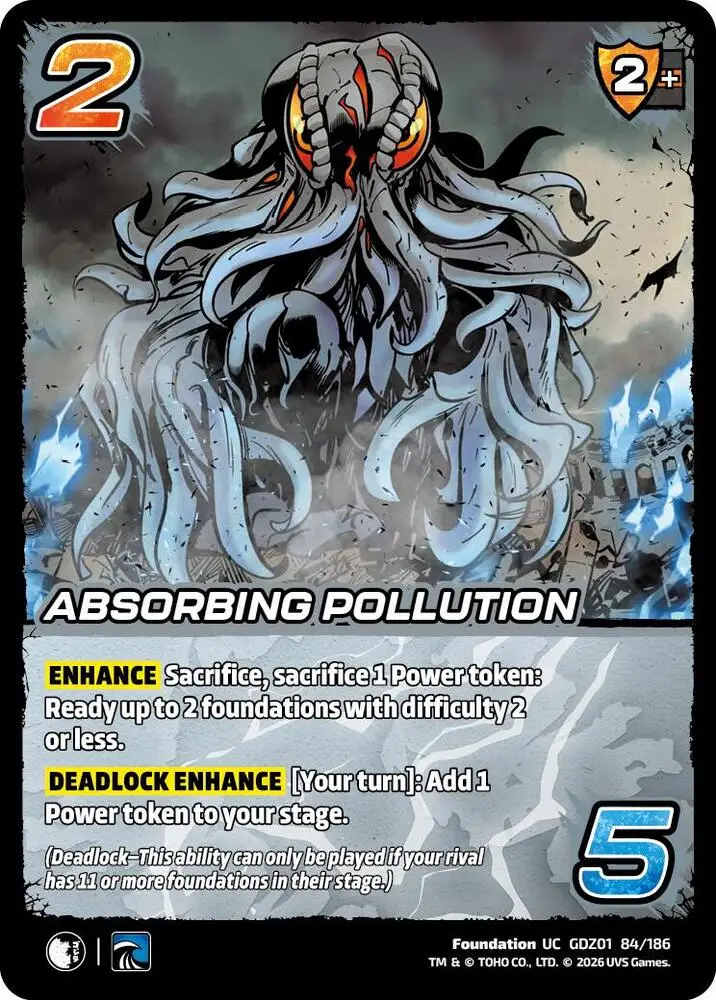 Absorbing Pollution card front