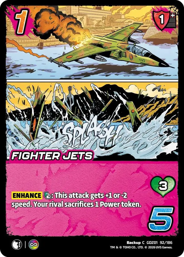 Fighter Jets card front