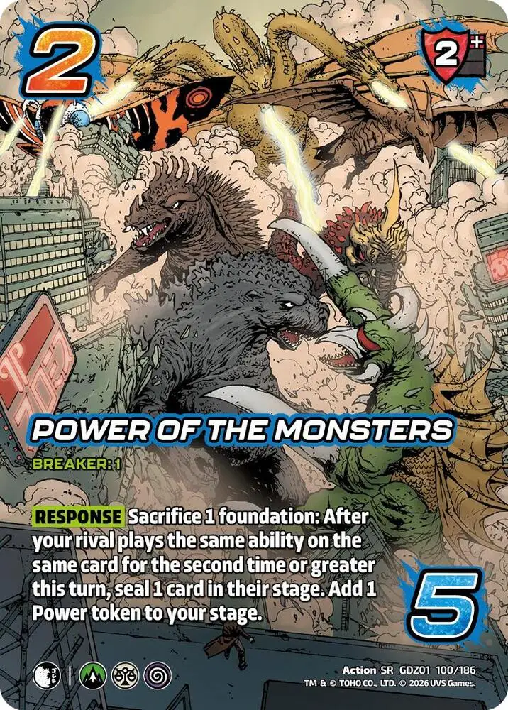 Power of the Monsters card front