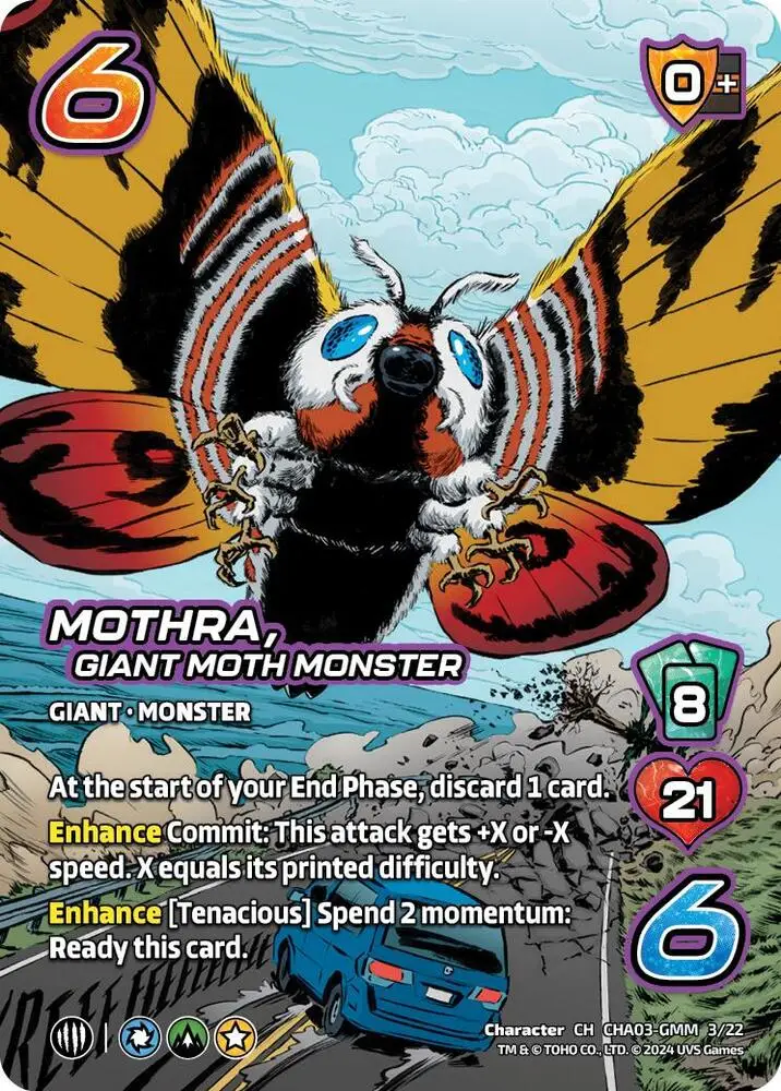 Mothra, Giant Moth Monster card front