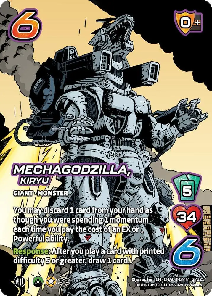 Mechagodzilla, Kiryu card front